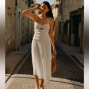 POSSE Hayley Dress in Antique White NWT